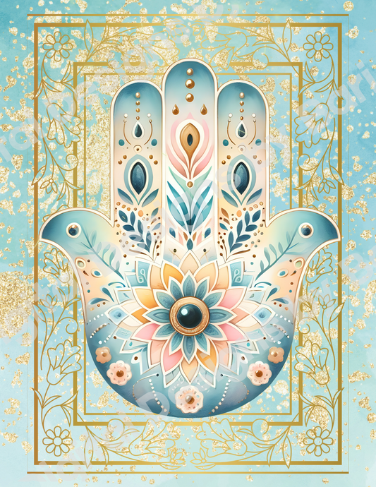 golden frame of peace