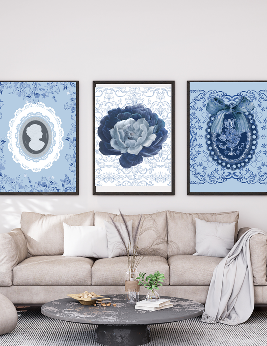 Blue Peony Reverie