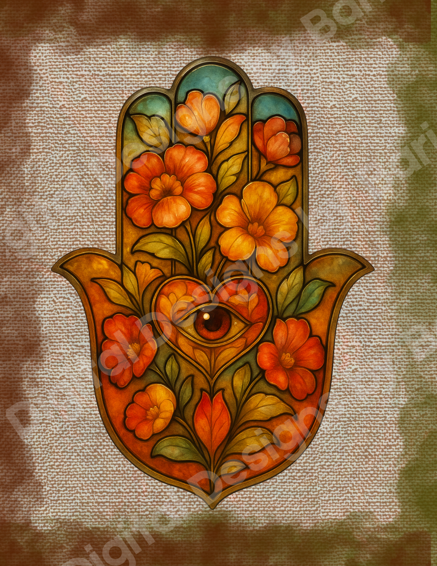 Autumn Light Hamsa