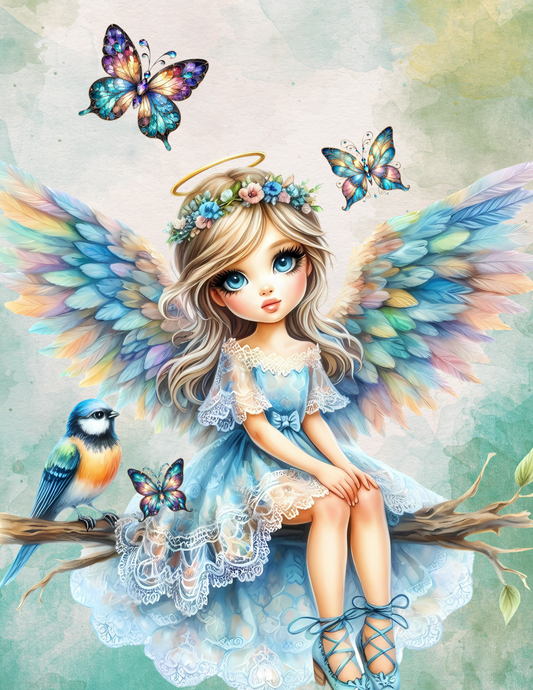 angel on a branch