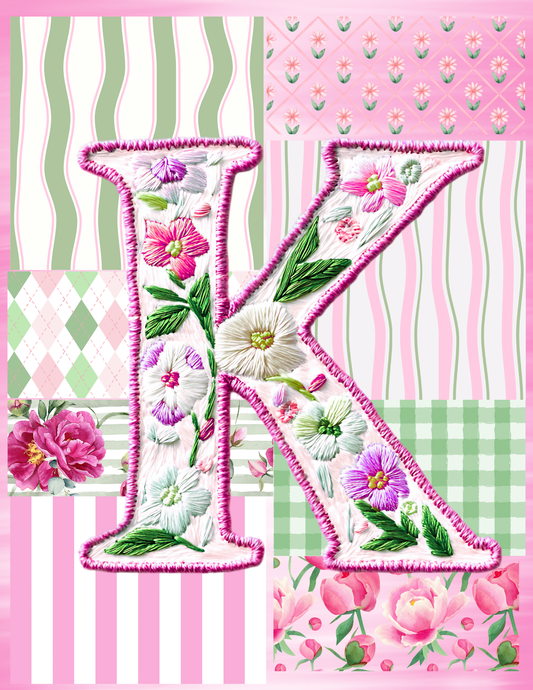 custom Initial art