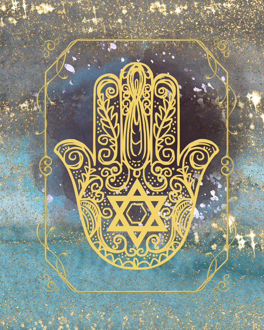 hamsa flecks of gold