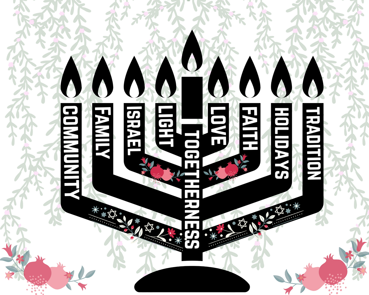 menorah rose