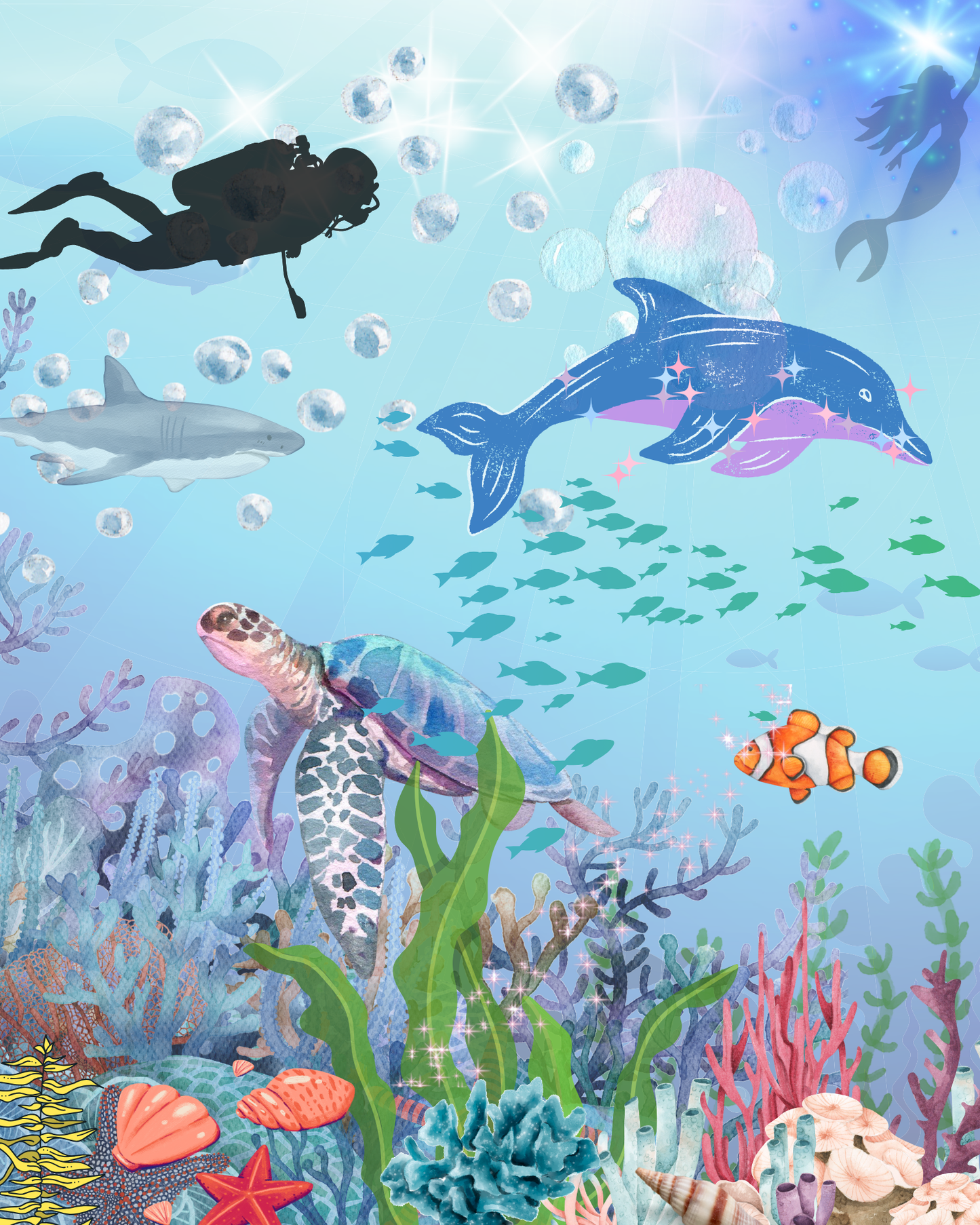 Beneath the blue