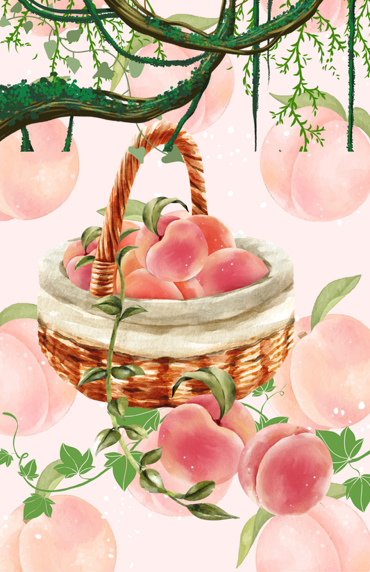 peach vines