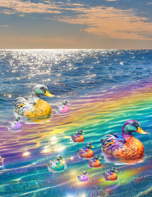 glide through the rainbow