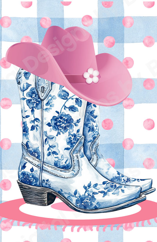 rockin' the flower boots