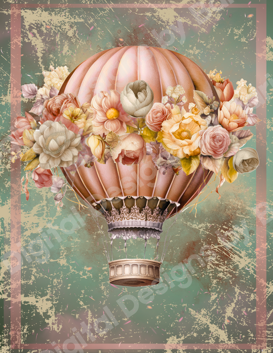 rose gold balloon