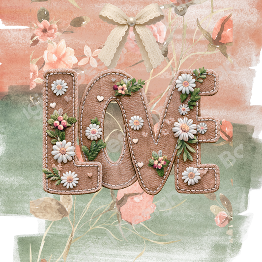 Rustic Love Magnet