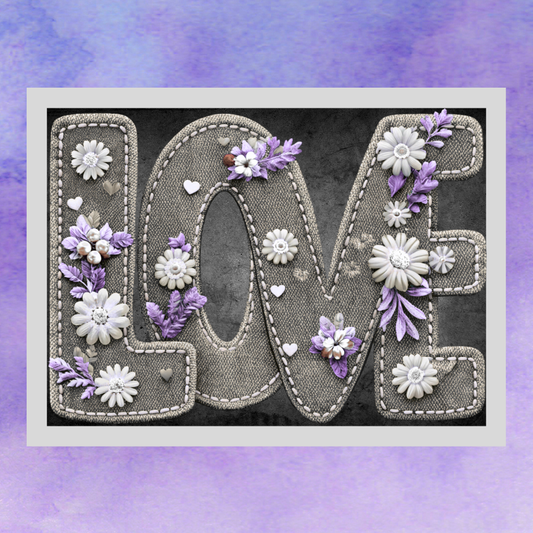 Lavender Love Magnet