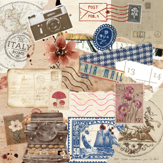 Postcard Memories Magnet