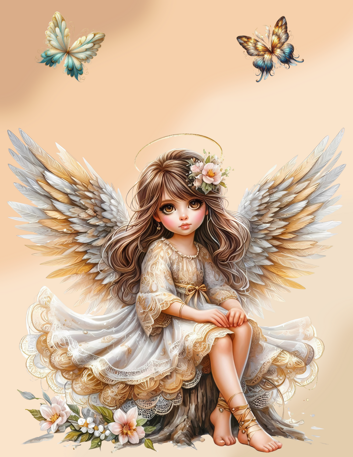 angel golden wings