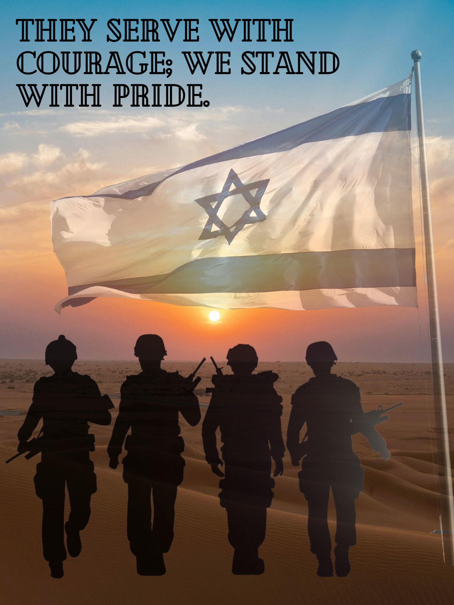 With courage and Pride