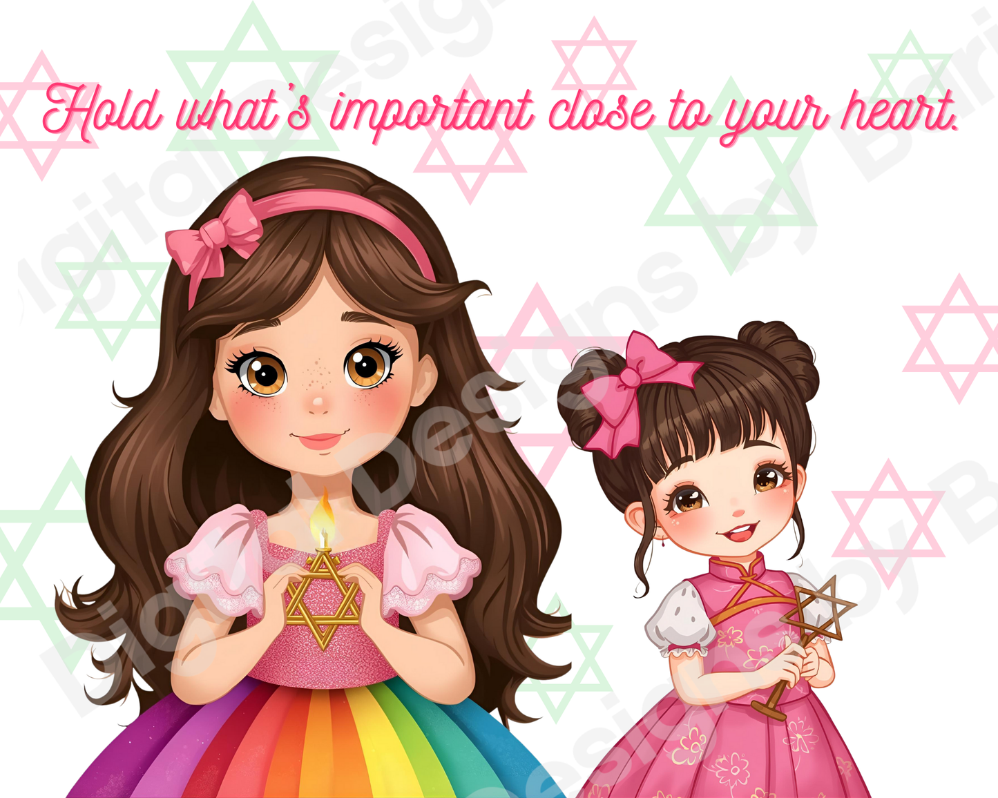 jewish star close to your heart