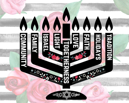 menorah rose