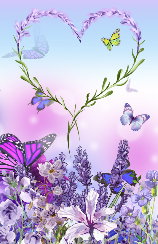 purple flowers