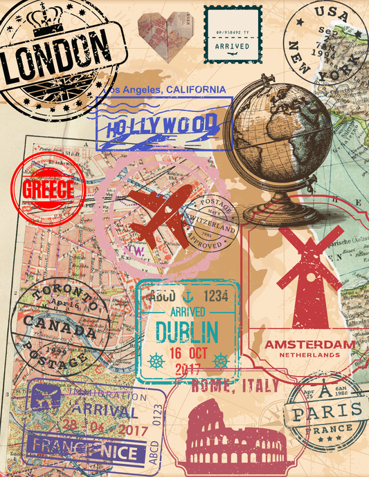 travel stamps